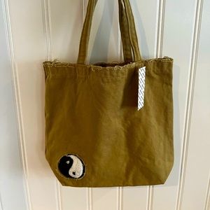 NEW - Urban Outfitters Yin and Yang Canvas Tote, New With Tags